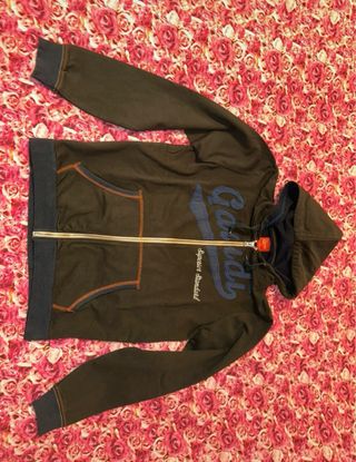 Felpa Gaudi vintage con cappuccio.