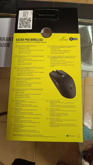 Ratón Corsair Katar Pro Wireless Negro