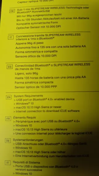 Ratón Corsair Katar Pro Wireless Negro