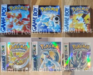 6 Cajas Pokémon Game Boy / Game Boy Color