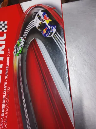 Scalextric Curva Superdeslizante 1:32 pista gris