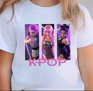 Camiseta Huntrix K-Pop Talla 4 5 y 6