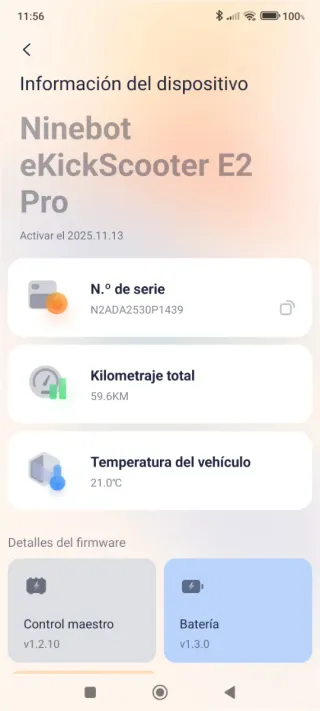 Ninebot E2 Pro Patinete Eléctrico