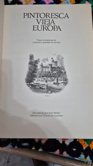 Libro pintoresca vieja Europa