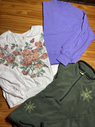 Conjunto de Jersey, Sudadera y Chaqueta x 15€