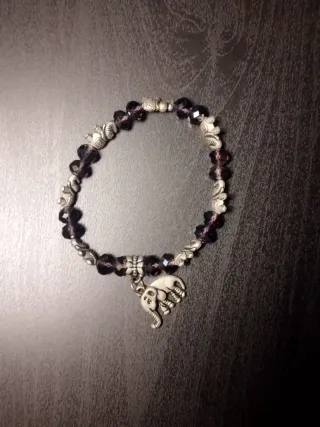 Lote pulseras elásticas con elefante