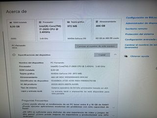 Ordenador PC i7 semitorre+monitor TV led OKI HD