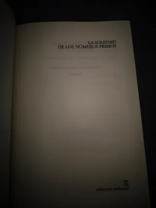 La soledad de los números primos