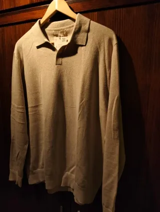 Jersey suéter Zara Hombre Talla L Beige