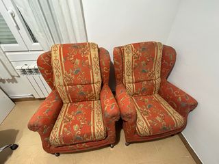 2 Sillones de Tela Estampados