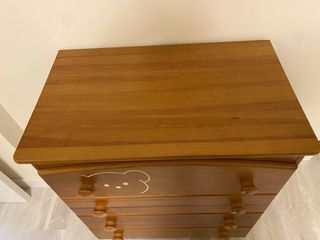 Cómoda cambiador infantil madera