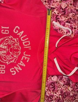 Felpa rossa con stampa tigre Gaudi