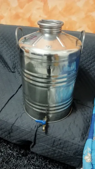 Fusto per olio in acciaio inox