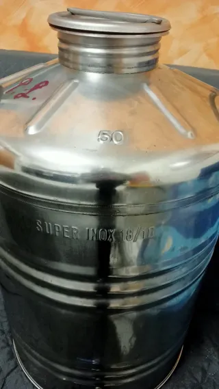 Fusto per olio in acciaio inox