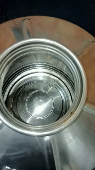Fusto per olio in acciaio inox