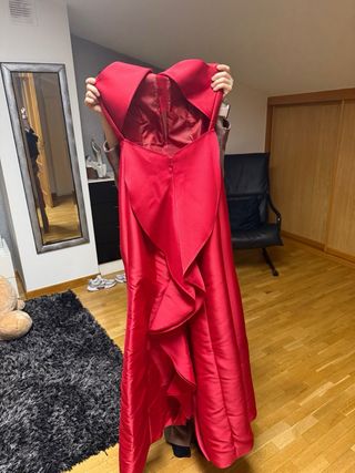 Vestido largo fiesta invitada boda XS