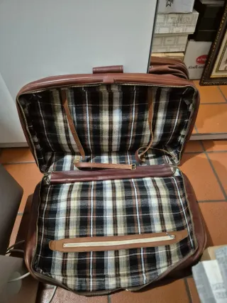 Valigia artigianale in pelle