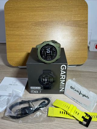 Garmin Fenix 7 Sapphire Solar TITANIUM | COMPLETO
