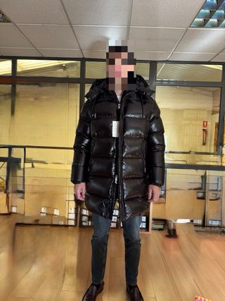 Plumífero Zara Negro Talla XL Nuevo