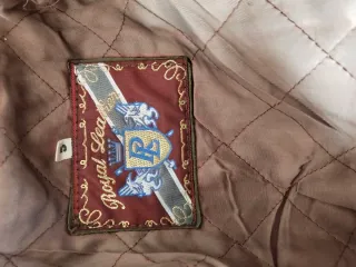 Chaqueta de cuero hombre verde