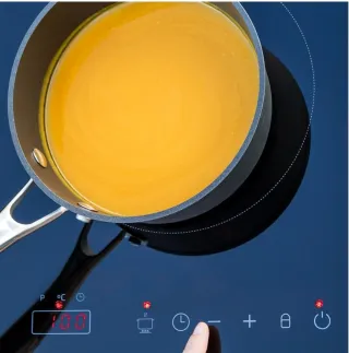 Placa de inducción doble programable nueva