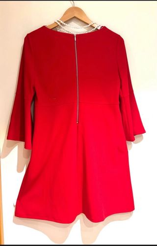 Vestido Rojo Fórmula Joven Talla M