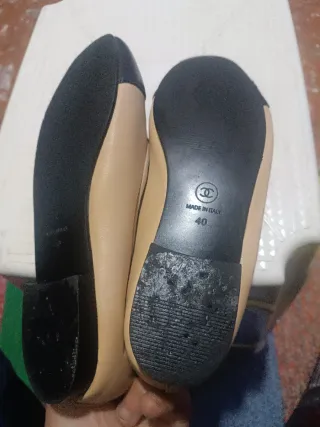 Ballerine Chanel Beige e Nero