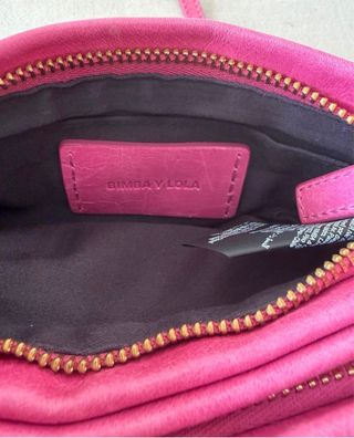 BOLSO BIMBA Y LOLA ROSA PIEL