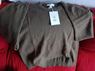 Jersey H&M Cachemira 100% Marrón
