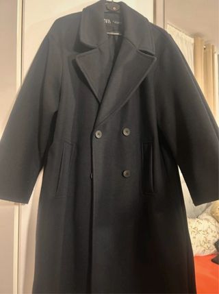 Abrigo Zara Azul Marino