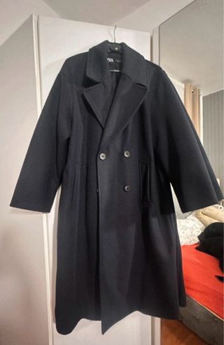 Abrigo Zara Azul Marino