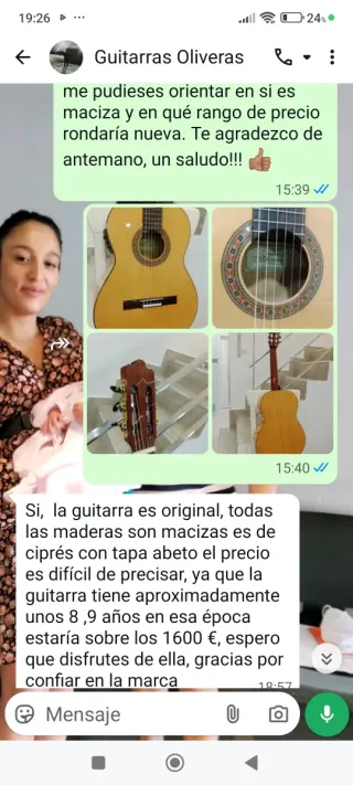 Guitarra maciza