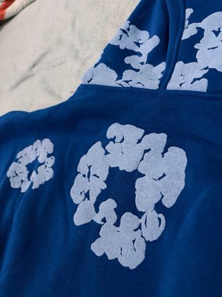 Sudadera Denim Tears Azul Estampada