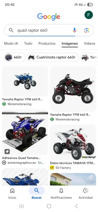 Quad Yamaha Raptor 660R