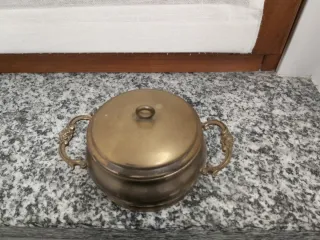 Contenitore Ottone Vintage