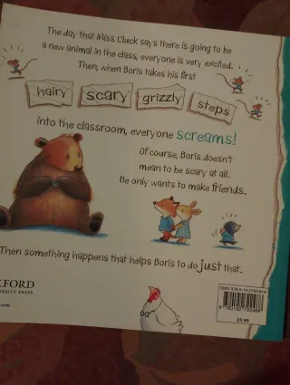 Libro infantil en ingles . Oh, Boris