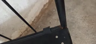 Estantería de rincón metálica con 5 baldas