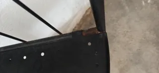 Estantería de rincón metálica con 5 baldas