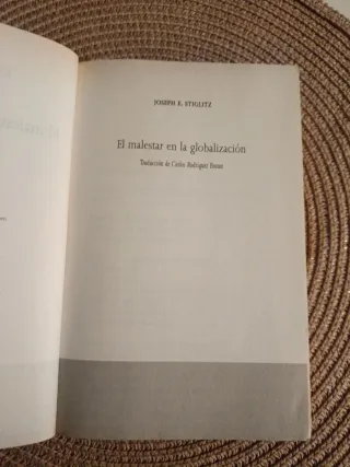 El malestar de la globalización / Globalization...