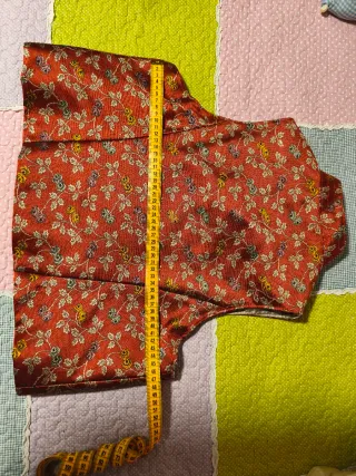 Chaleco fallero niño estampado floral
