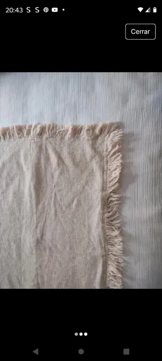 Funda Cojín con Flecos(tengo 4 unidades)