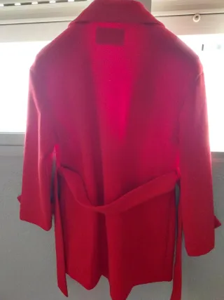 Abrigo mujer rojo talla XS Sin estrenar