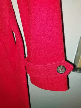 Abrigo mujer rojo talla XS Sin estrenar