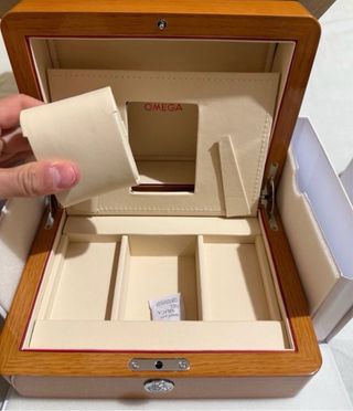 Caja Reloj Omega Madera