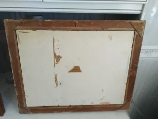 Cuadro Vintage Años 60. Tejedoras.