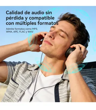 Reproductor MP3 32GB Negro/Rojo