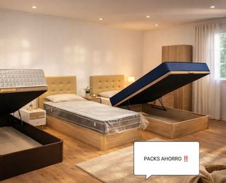 Canapé y colchón pack ahorro