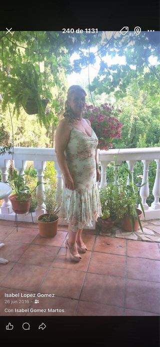 Vestido de fiesta floral