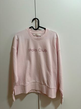 Sudadera Polo Club Rosa