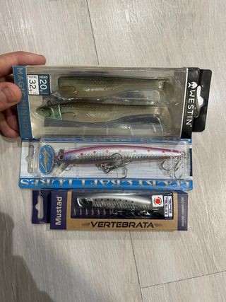 Lotes de señuelos de pesca Westin, Mustad